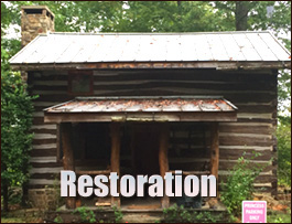 Historic Log Cabin Restoration  Highland, Ohio
